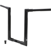 Manillar Jason — 73.5 cm (29"), 40.5 cm (16"), abrazadera 32 mm (1-1/4"), diámetro 38 mm (1-1/2"), Negro