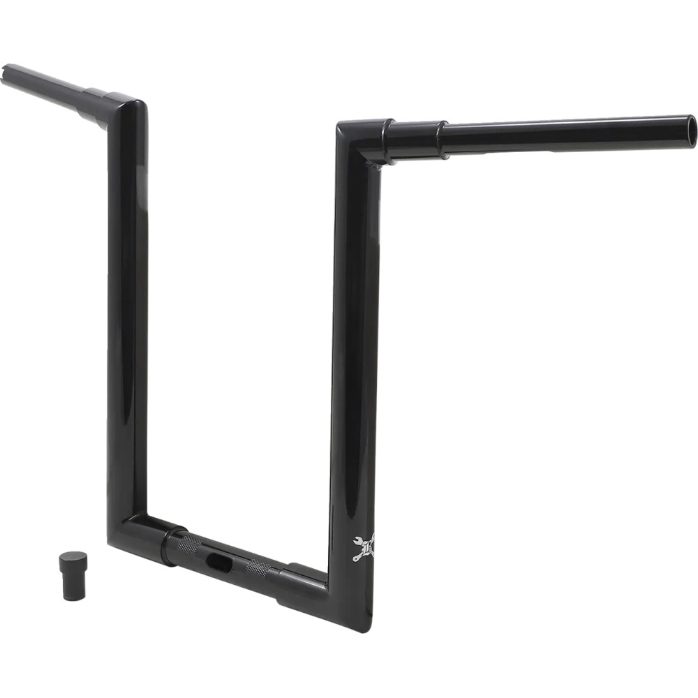 Manillar Jason — 73.5 cm (29"), 40.5 cm (16"), abrazadera 32 mm (1-1/4"), diámetro 38 mm (1-1/2"), Negro