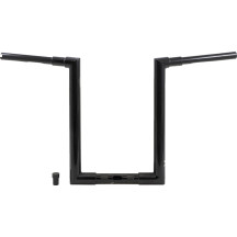 Manillar Jason — 73.5 cm (29"), 40.5 cm (16"), abrazadera 32 mm (1-1/4"), diámetro 38 mm (1-1/2"), Negro