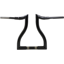 Hammerhead Handlebar — 1-1/2" diameter, 30-1/2" width, 5-1/2" pullback, 1-1/4" clamp, Black