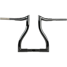 Hammerhead Handlebar — 1-1/2" diameter, 30-1/2" width, 5-1/2" pullback, 1-1/4" clamp, Black