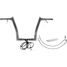 EZ Install Wired 1-1/2" Pointed Top Handlebar Kit — 1-1/2" dia., 14" rise, 35" width