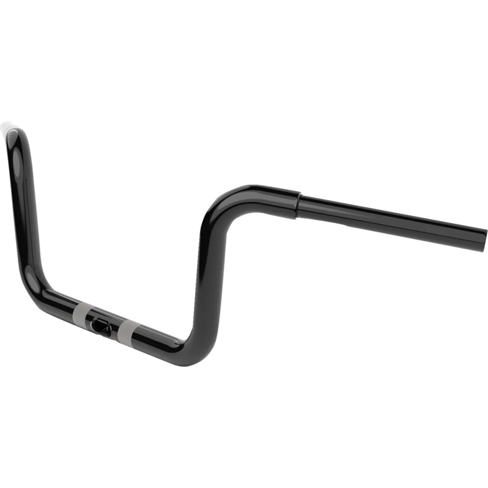 Twin Round Handlebar — 32 mm clamp, 85 cm width, 20.5 cm rise, Black