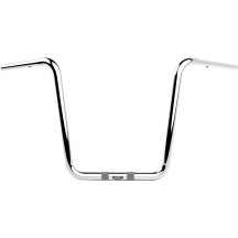 Manillar Twin Round — Altura 40.5 cm (16") , Abrazadera 32 mm (1-1/4"), Cromo