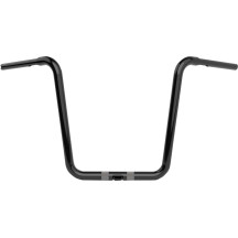Manillar Twin Round — abrazadera 1-1/4", elevación 16", ancho 35-1/8", Negro
