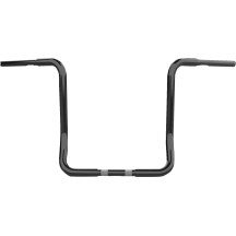 Twin Round Handlebar — 16" rise, 1" clamp, black