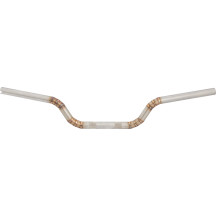 Moto Handlebar — 76 cm (30") width, 25.4 mm (1") clamp, 12.5 cm (5") rise, Silver (Raw)
