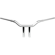Manillar de una pieza Kage Fighter — 1-1/2" (38 mm) de diámetro, 10" de subida, 30-1/2" de ancho, Cromo