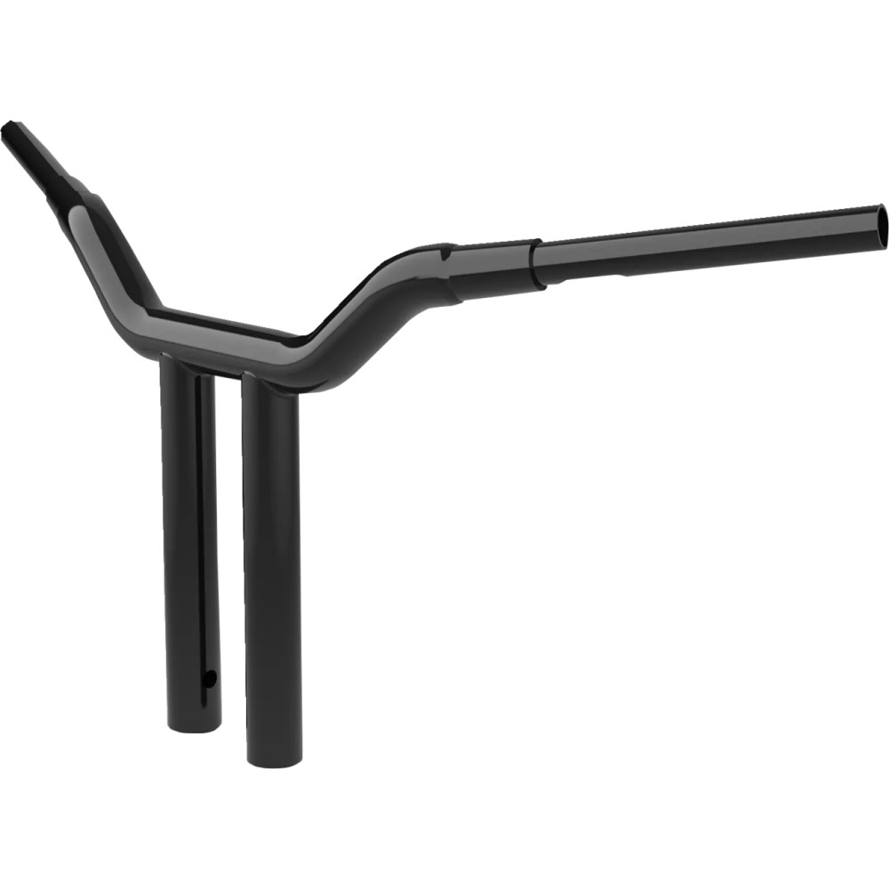 Manillar One-Piece Kage Fighter — elevación 14", centro 3-1/2", diámetro 1-1/2", negro brillo