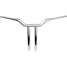 One-Piece Kage Fighter Handlebar — 1-1/2" diameter, 16" rise, 30-1/2" width, Chrome