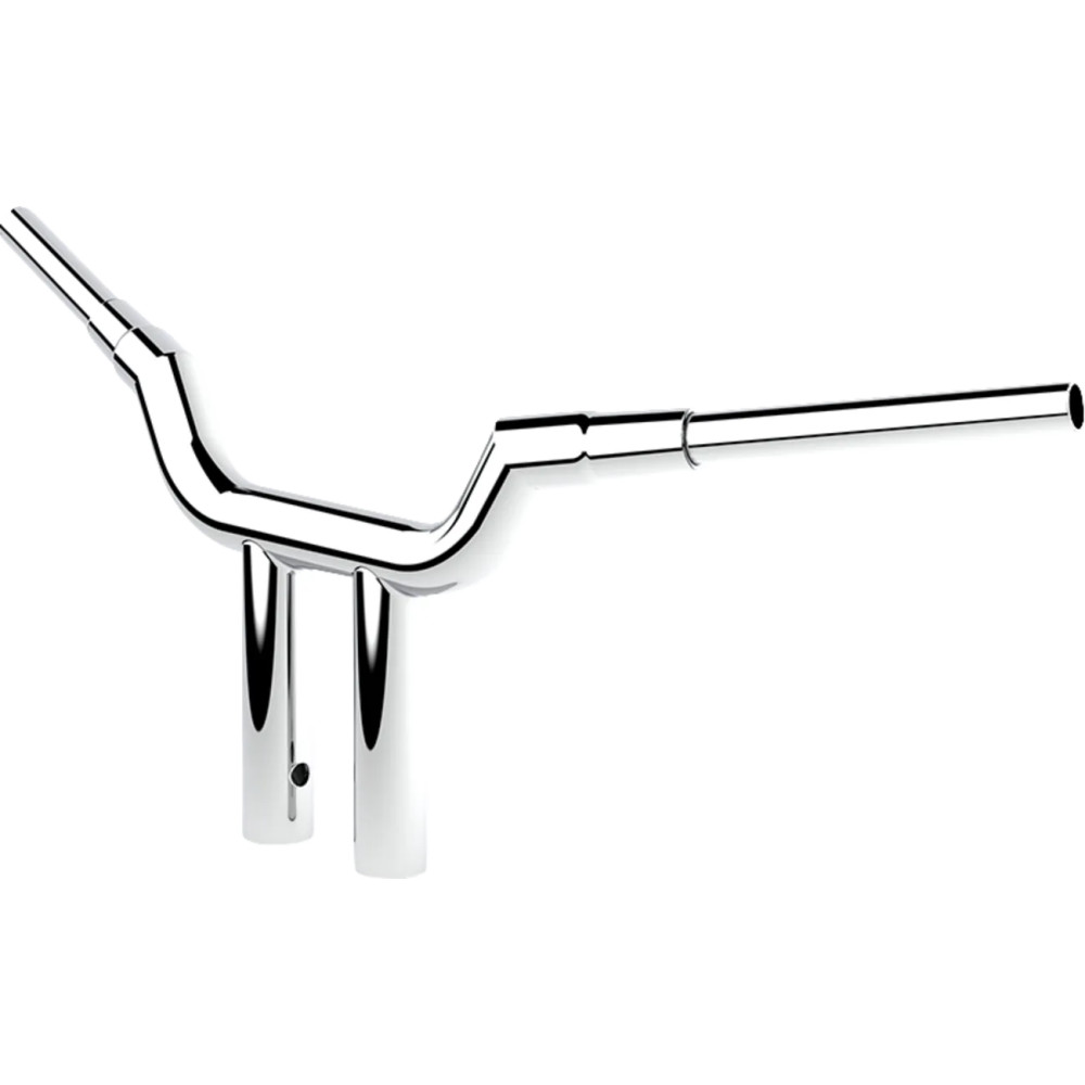 Manillar T-Bar Valley — 38 mm (1-1/2") de diámetro, 25,5 cm (10") de elevación, Cromo