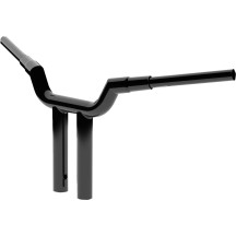 Valley T-Bar — 38 mm (1-1/2") de diámetro, 30.5 cm (12") de elevación, negro brillo