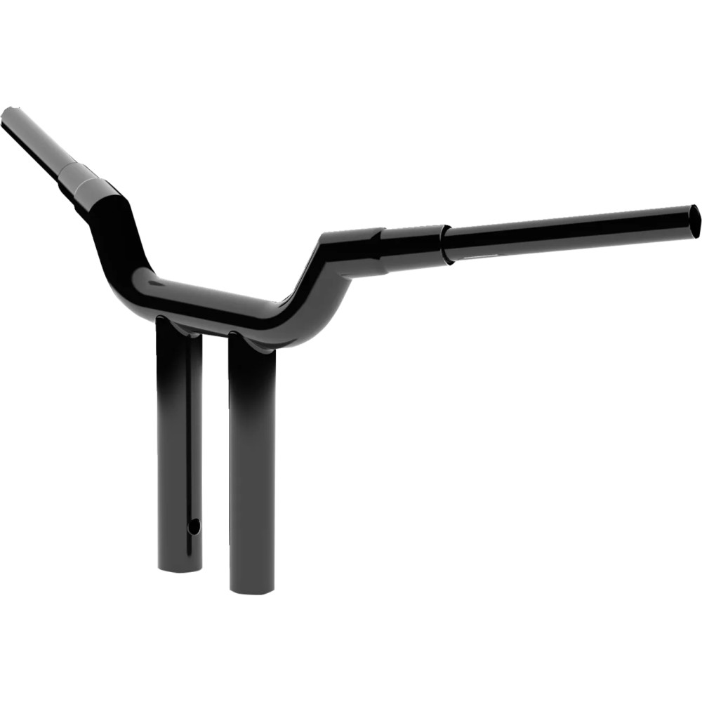 Valley T-Bar — 38 mm (1-1/2") de diámetro, 30.5 cm (12") de elevación, negro brillo