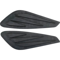 Gas Tank Knee Pads — black, pair