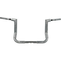 1-1/2\" EZ Install Flat Top Handlebar — 1-1/2\" diameter, 12\" rise, 36\" width, 1\" clamp, Chrome