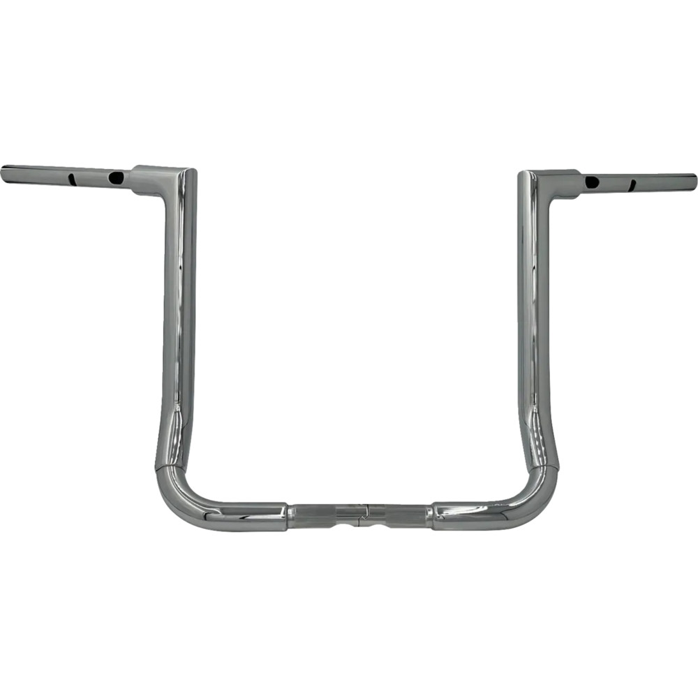 1-1/2" EZ Install Flat Top Handlebar — 38 mm (1-1/2"), 25.4 mm clamp, Chrome