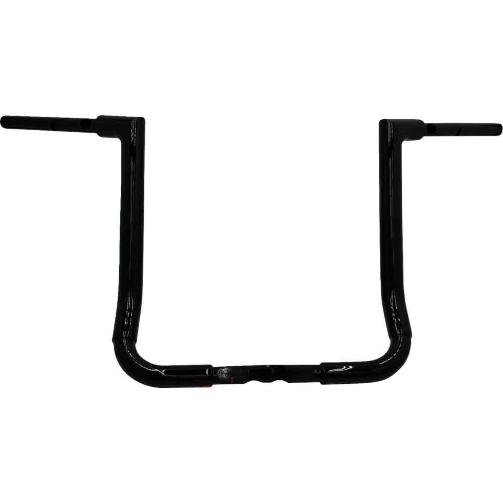 Manillar plano superior EZ Install de 1-1/2" — 38 mm (1-1/2"), abrazadera 25.4 mm (1"), Negro