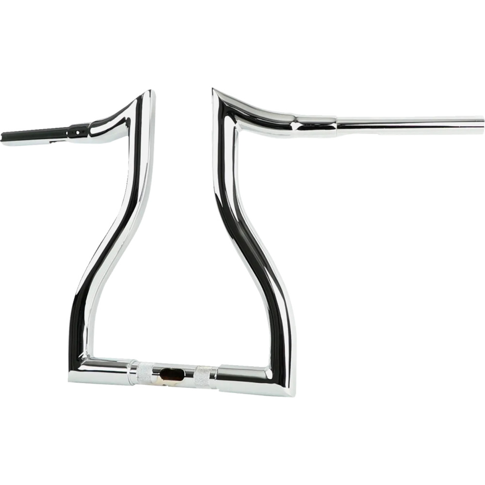 Manillar Hammerhead — 38 mm (1-1/2") de diámetro, abrazadera 32 mm (1-1/4"), 82,5 cm (32-3/8") ancho, Cromo