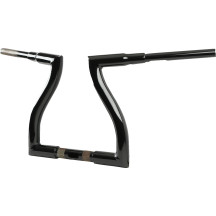 Manillar Thresher — 82,5 cm ancho, 33,5 cm altura, 15 cm retroceso, abrazadera 1-1/4", barra 1-1/2", negro