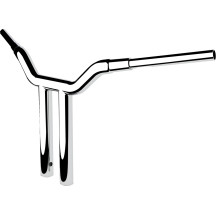 Kage Fighter T-Bar de 1-1/2" — 1-1/2" de diámetro, 14" de subida, 35-1/2" de ancho, Cromo