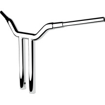Kage Fighter T-Bar de 1-1/2" — 1-1/2" de diámetro, 16" de altura, cromado