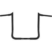 1-1/4" Bagger Monkey Bar Handlebar — 1-1/4" diameter, 12" rise, 1" clamp, 15" center width, Black