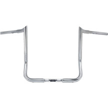 1-1/4" Bagger Monkey Bar Handlebar — 1-1/4" dia, 12" rise, 14-3/8" center width, Chrome