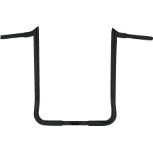 1-1/4" Bagger Monkey Bar Handlebar — 16" rise, 36" width, Black
