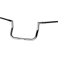 1-1/4" Twin Peaks Touring Handlebar — 1-1/4" dia, 10" rise, 35-1/4" width, chrome