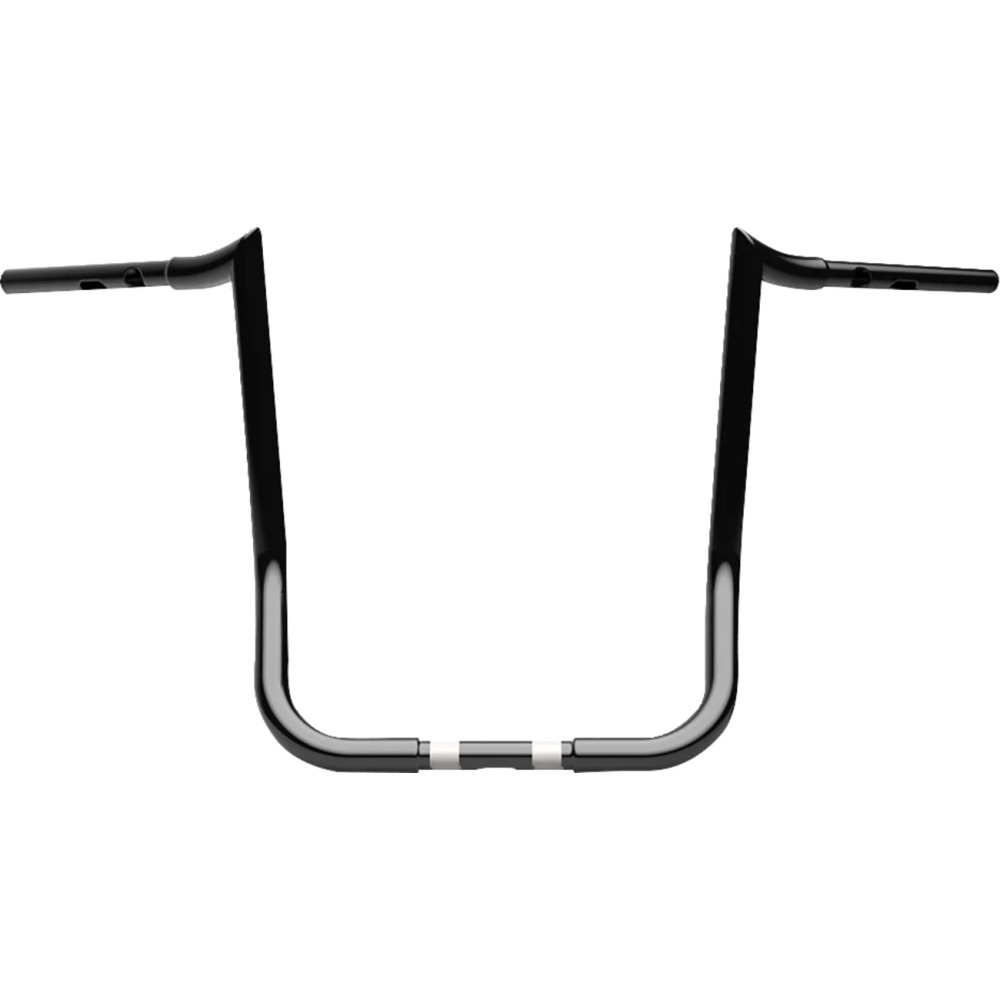 Manillar Prime Ape 1-1/4" — 12-3/8" ancho central, Negro