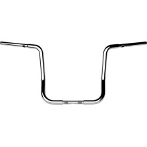Manillar Twin Round — abrazadera 1", tubo 1-1/4", alzada 14", ancho 39", cromado