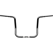 Twin Round Handlebar — Rise 14" , Width 39" , Clamp 1" , Black