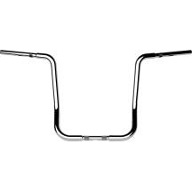 Manillar Twin Round — elevación 16", abrazadera 1", barra 1-1/4", Cromo