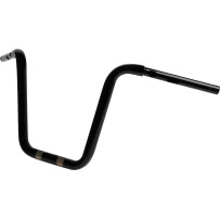 Twin Round Handlebar — 30.5 cm (12") rise, 32 mm (1-1/4") clamp, 87 cm (34-1/4") width, Black