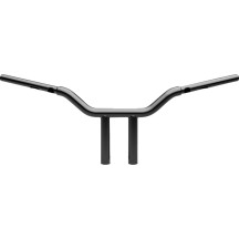 Manillar Kage Fighter de una pieza — Elevación 10", Diámetro 1-1/4", Ancho 32-1/2", Negro brillo