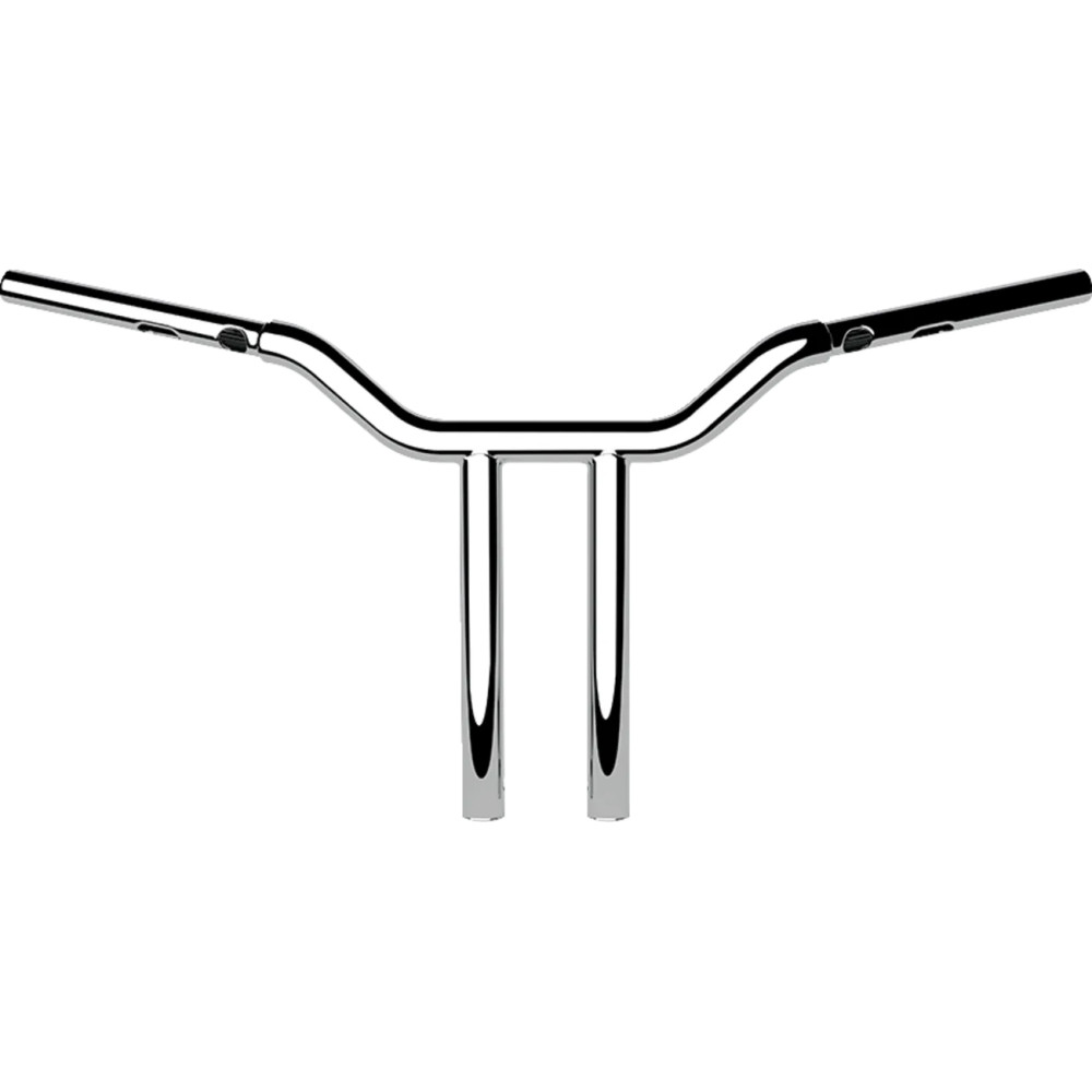 Manillar Kage Fighter de una pieza — elevación 14", diámetro 1-1/4", ancho 32-1/2", cromo