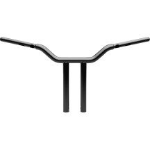 Manillar Kage Fighter de una pieza — 35,5 cm de altura, 32 mm diámetro, 82,5 cm ancho, Negro brillo