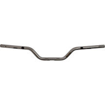Handlebar — 25.4 mm clamp diameter (1"), 88.9 mm clamp width (3-1/2"), 75 cm width, Polished