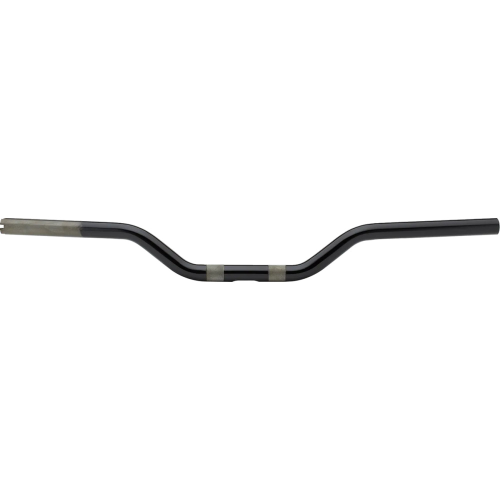 Manillar de alto rendimiento — 29-1/2" ancho, 2-1/2" elevación, 1" abrazadera, Negro, pulido