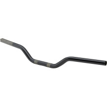 Manillar de alto rendimiento — 29-1/2" ancho, 2-1/2" elevación, 1" abrazadera, Negro, pulido