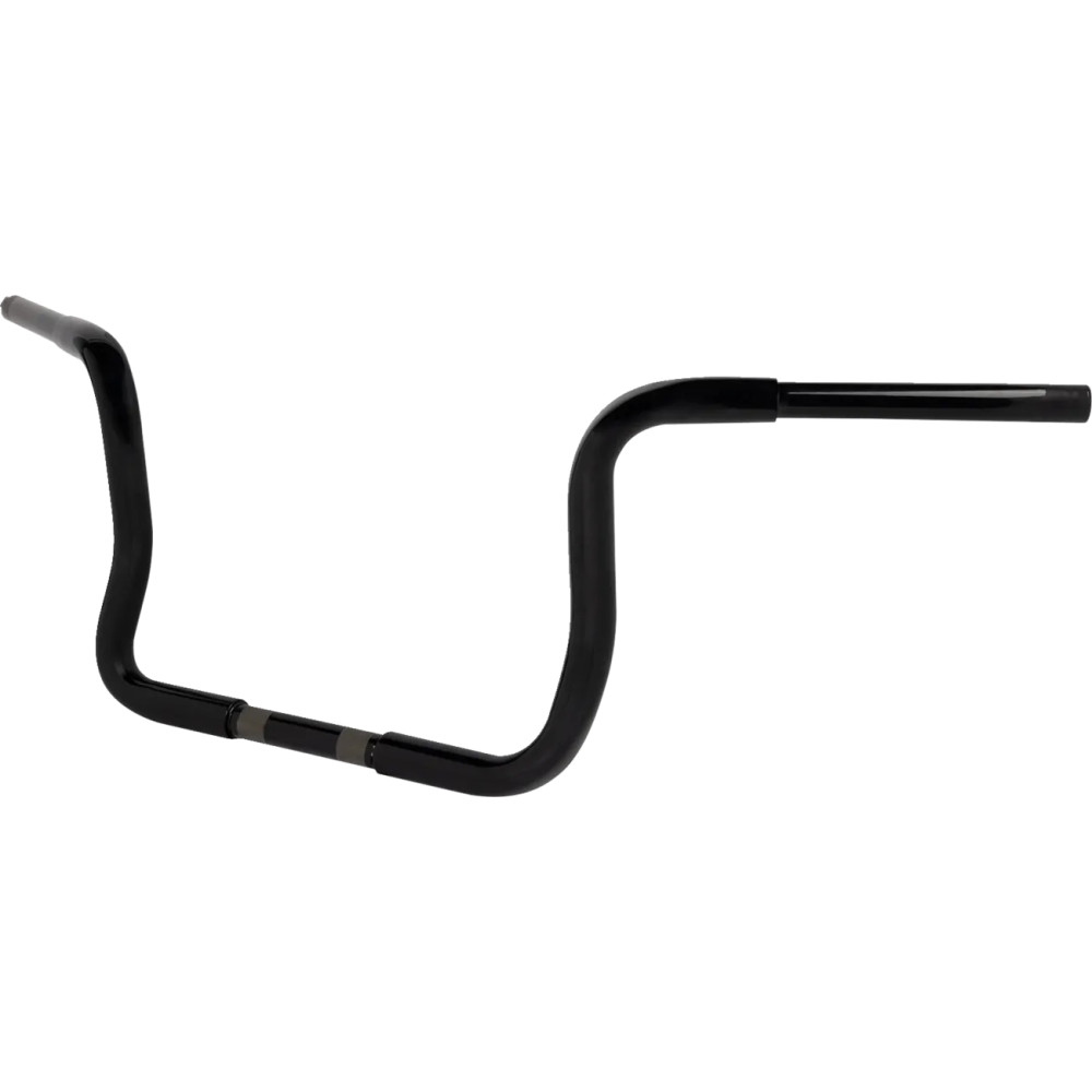 Manillar Ape pre-cableado — 94 cm ancho, 25.5 cm elevación, 25.4 mm abrazadera, 32 mm tubo, Negro