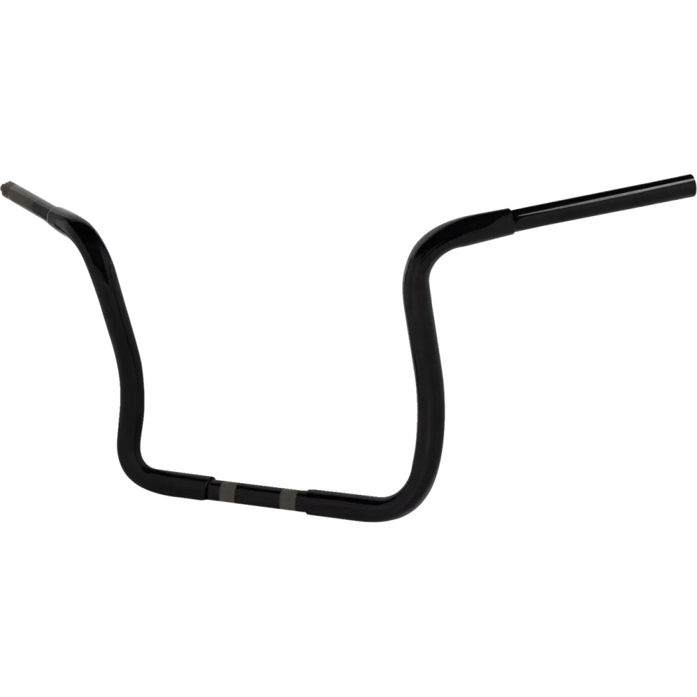 Pre-Wired Ape Handlebar — 12" rise, 37" width, 1" clamp, Black