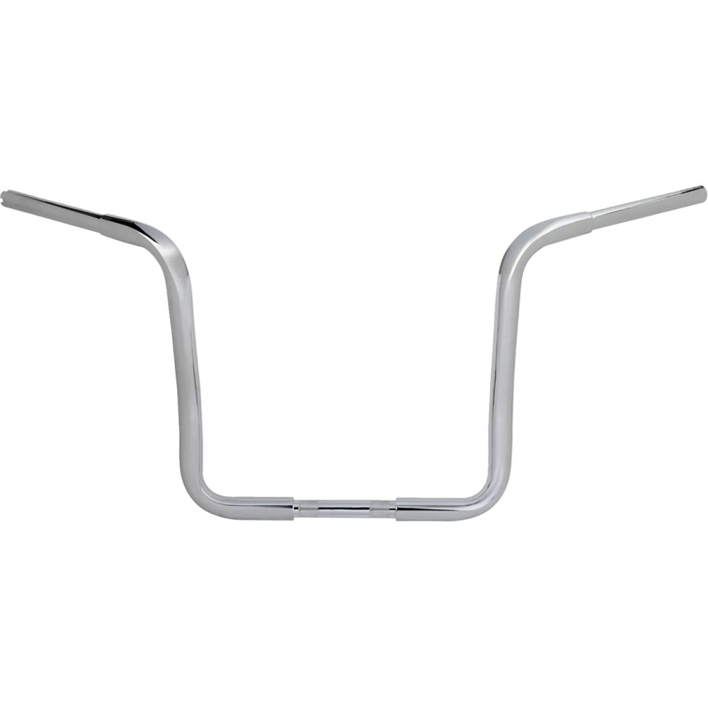 Pre-Wired Ape Handlebar — 94 cm (37"), 35.5 cm (14") rise, 25.4 mm (1") clamp, Chrome