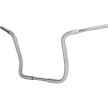 Pre-Wired Ape Handlebar — 94 cm (37"), 35.5 cm (14") rise, 25.4 mm (1") clamp, Chrome