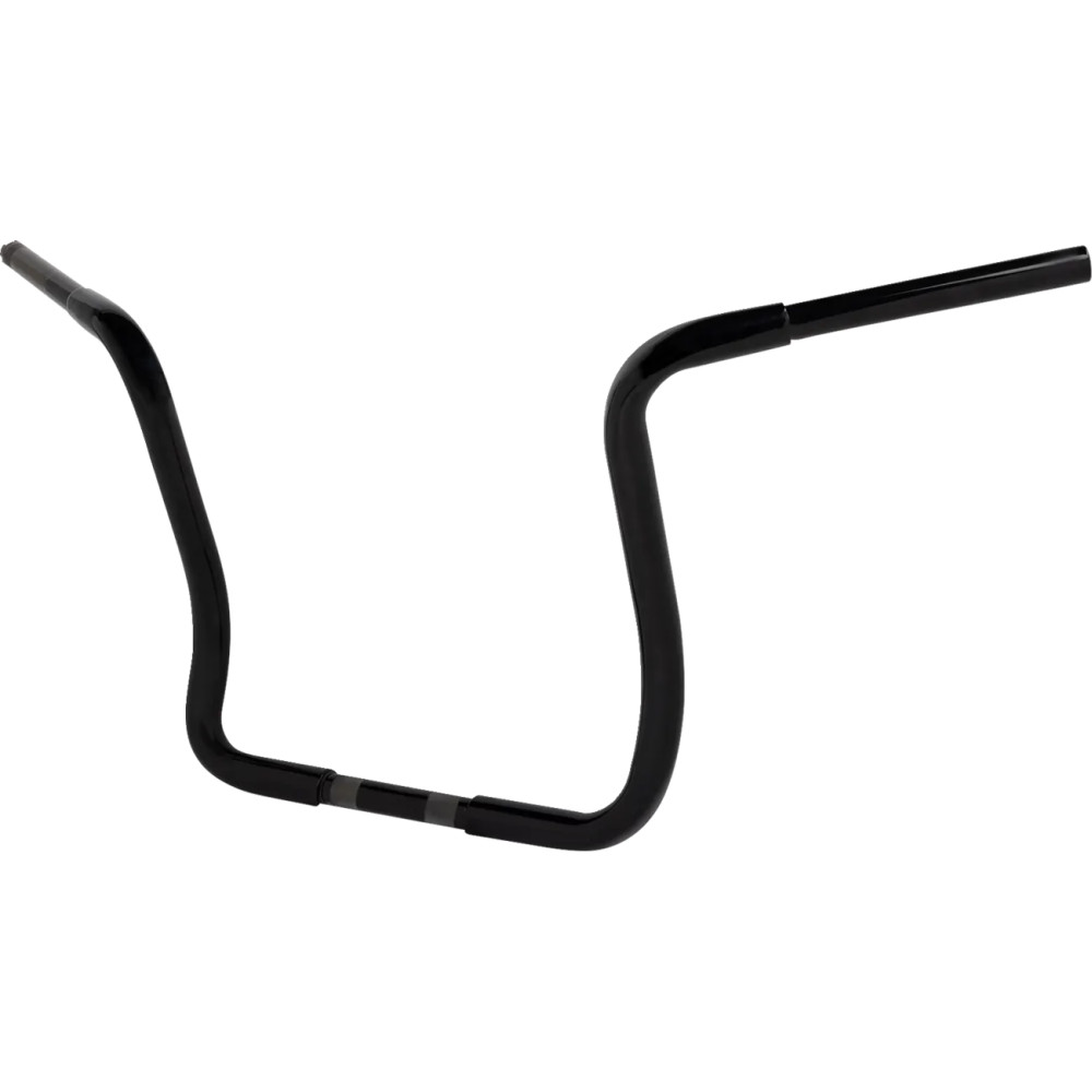Pre-Wired Ape Handlebar — 1-1/4" bar, 1" clamp, 14" rise, 37" width, Black