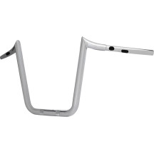 Manillar Prime Ape precableado — Alzada 12", Ancho 34-1/2", Abrazadera 1-1/4", Cromado
