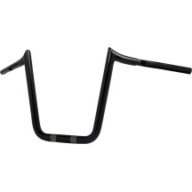 Manillar Prime Ape pre-cableado — abrazadera 32 mm, altura 30,5 cm, ancho 87,5 cm, negro