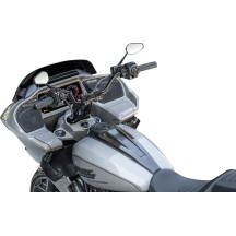 Moto Handlebar — 1" clamp, 30" width, 5" rise, Black gloss powder-coated