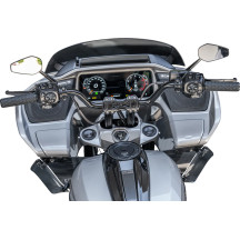 Moto Handlebar — 1" clamp, 30" width, 5" rise, Black gloss powder-coated