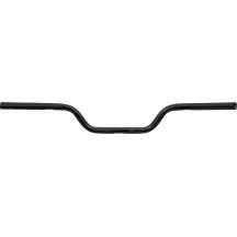 Moto Handlebar — 1" clamp, 30" width, 5" rise, Black gloss powder-coated